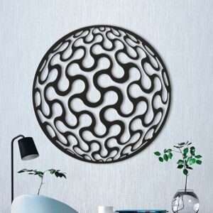 Intra απο ξύλο plywood 3mm-4mm πάχος - Διακόσμηση τοίχου με μπάλα Δίασταση 30x30 cm Intraeaxys-r1z25d21