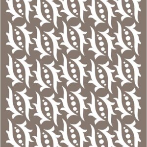 Intra απο ξύλο plywood 3mm-4mm πάχος - Διάνυσμα μοτίβο οθόνης κήπου Δίασταση 30x30 cm Intraeaxys-078yy2no