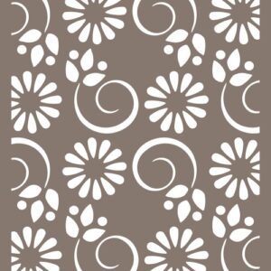 Intra απο ξύλο plywood 3mm-4mm πάχος - Διάνυσμα μοτίβο οθονών και πλαισίων απορρήτου Δίασταση 30x30 cm Intraeaxys-p7ymm057