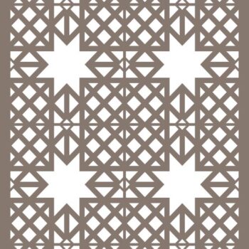 Intra απο ξύλο plywood 3mm-4mm πάχος - Αρθρωτό διακοσμητικό πλαίσιο οθόνης διάνυσμα μοτίβο Δίασταση 30x30 cm Intraeaxys-67wll2w1 - Image 1