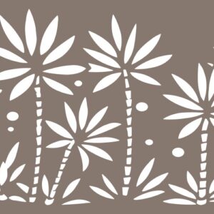 Intra απο ξύλο plywood 3mm-4mm πάχος - Δέντρο Floral μοτίβο διάνυσμα Δίασταση 30x30 cm Intraeaxys-eoxllrjo