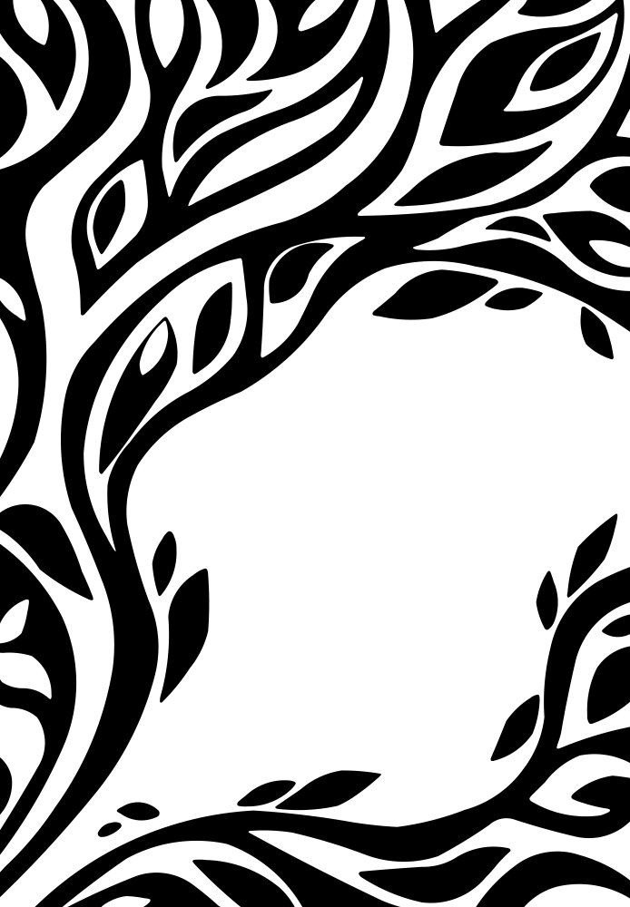 Intra απο ξύλο plywood 3mm-4mm πάχος - Αφηρημένο Floral σχέδιο Δίασταση 30x30 cm Intraeaxys-eoxllqjo