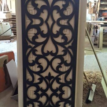 Intra απο ξύλο plywood 3mm-4mm πάχος - Ισλαμικό χωρίς ραφή πρότυπο Δίασταση 30x30 cm Intraeaxys-eo02y51g - Image 1