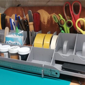 Intra απο ξύλο plywood 3mm-4mm πάχος - Οργανωτής γραφείου στο σπίτι Δίασταση 40x50 cm Intraeaxys-078y504o - Image 1