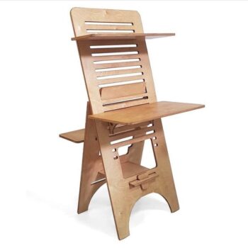 Intra απο ξύλο plywood 3mm-4mm πάχος - Πτυσσόμενο Γραφείο Υπολογιστών Γραφείο οικιακού γραφείου DWG Δίασταση 30x30 cm Intraeaxys-qommjeko - Image 1