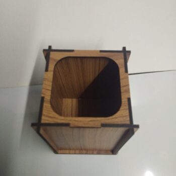 Intra απο ξύλο plywood 3mm-4mm πάχος - Ξύλινη θήκη για στυλό για γραφείο Δίασταση 30x30 cm Intraeaxys-lopq9g57 - Image 4