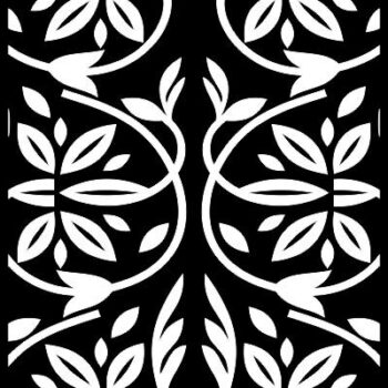 Intra απο ξύλο plywood 3mm-4mm πάχος - Δέντρα Floral μοτίβο οθονών απορρήτου Δίασταση 30x30 cm Intraeaxys-voqp9512 - Image 1