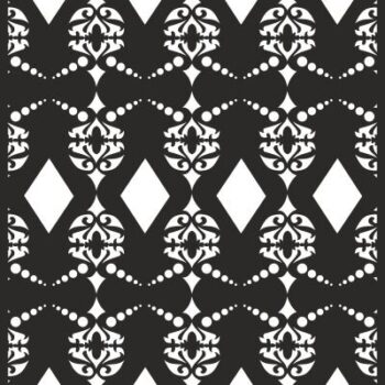 Intra απο ξύλο plywood 3mm-4mm πάχος - Διάνυσμα χωρίς ραφή πρότυπο Δαμασκηνό Δίασταση 30x30 cm Intraeaxys-joe9pn76 - Image 1