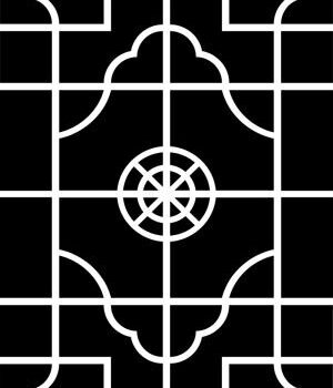 Intra απο ξύλο plywood 3mm-4mm πάχος - 镂空宝典-b (187) Δίασταση 30x30 cm Intraeaxys-eo4ze87j - Image 1