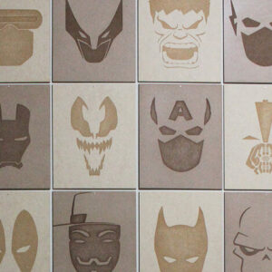 Intra απο ξύλο plywood 3mm-4mm πάχος - Αφίσες Superhero MDF Δίασταση 30x30 cm Intraeaxys-d1lvm6yo