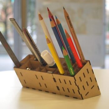 Intra απο ξύλο plywood 3mm-4mm πάχος - Αρχείο PDF Stand μολυβιού Δίασταση 30x30 cm Intraeaxys-yon0epx7 - Image 1