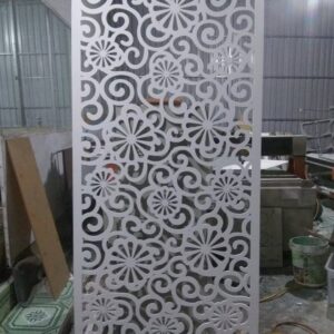 Intra απο ξύλο plywood 3mm-4mm πάχος - Μοτίβο οθόνης εμπνευσμένο από το Jali Δίασταση 30x30 cm Intraeaxys-m1d9wy7k