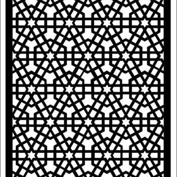 Intra απο ξύλο plywood 3mm-4mm πάχος - Γεωμετρικό μοτίβο οθόνης Δίασταση 30x30 cm Intraeaxys-joeyjn16 - Image 1