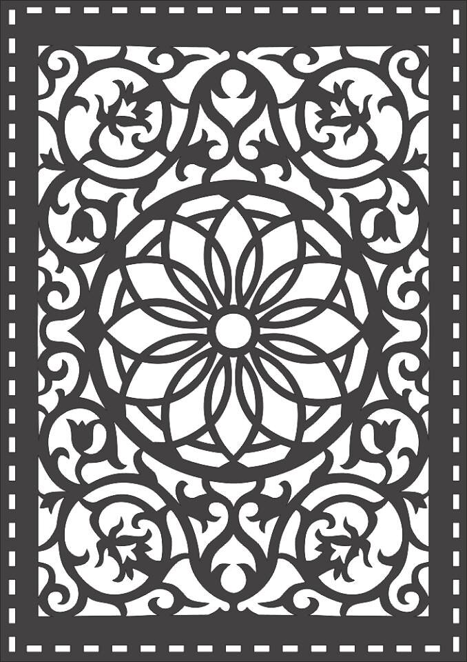 Intra απο ξύλο plywood 3mm-4mm πάχος - Μοτίβο Cnc Δίασταση 30x30 cm Intraeaxys-r1z4l27l