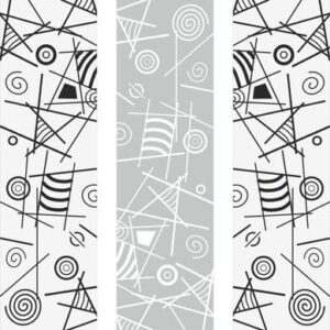 Intra απο ξύλο plywood 3mm-4mm πάχος - Μοτίβο με γεωμετρική γραμμή αμμοβολής Δίασταση 30x30 cm Intraeaxys-qomlyk13