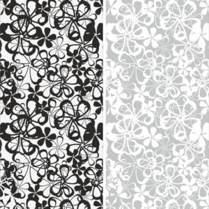 Intra απο ξύλο plywood 3mm-4mm πάχος - Μοτίβο αμμοβολής χωρίς ραφή λουλούδια Δίασταση 30x30 cm Intraeaxys-078m9jo5