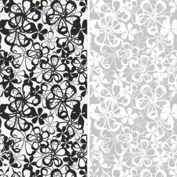 Intra απο ξύλο plywood 3mm-4mm πάχος - Μοτίβο αμμοβολής χωρίς ραφή λουλούδια Δίασταση 30x30 cm Intraeaxys-078m9jo5 - Image 1