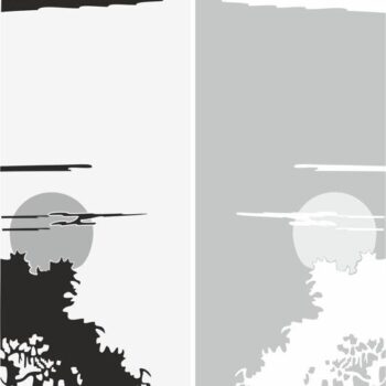 Intra απο ξύλο plywood 3mm-4mm πάχος - Αφηρημένο μοτίβο αμμοβολής σκηνής Δίασταση 30x30 cm Intraeaxys-m1djly1k - Image 1