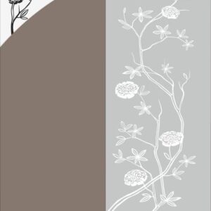 Intra απο ξύλο plywood 3mm-4mm πάχος - Μοτίβο αμμοβολής θάμνων λουλουδιών Δίασταση 30x30 cm Intraeaxys-p7yvzr7q