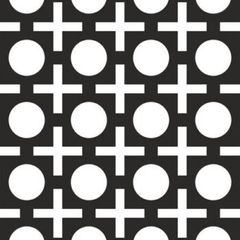 Intra απο ξύλο plywood 3mm-4mm πάχος - Άνευ ραφής τετράγωνο κύκλο μοτίβο διάνυσμα Δίασταση 30x30 cm Intraeaxys-e1grgv7l - Image 1