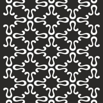 Intra απο ξύλο plywood 3mm-4mm πάχος - Απλό αφηρημένο ασπρόμαυρο σχέδιο Δίασταση 30x30 cm Intraeaxys-eo04x57g - Image 1