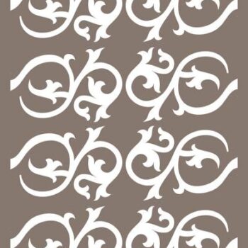 Intra απο ξύλο plywood 3mm-4mm πάχος - Χωρίς ραφή πρότυπο αφηρημένη διακοσμητικά Floral Δίασταση 30x30 cm Intraeaxys-51r6dr16 - Image 1