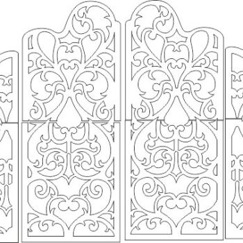 Intra απο ξύλο plywood 3mm-4mm πάχος - Свадебная ширма Δίασταση 30x30 cm Intraeaxys-91jzv4om - Image 1