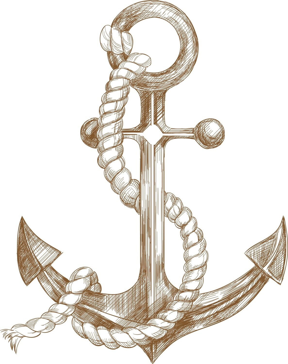 Intra απο ξύλο plywood 3mm-4mm πάχος - Laser Engraving Nautical Anchor Decor Δίασταση 30x30 cm Intraeaxys-yon0yvy7