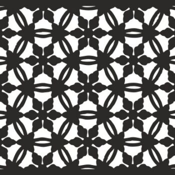 Intra απο ξύλο plywood 3mm-4mm πάχος - Γεωμετρικό floral σχέδιο Δίασταση 30x30 cm Intraeaxys-p7y5g21q - Image 1