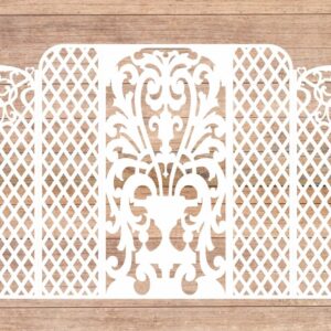Intra απο ξύλο plywood 3mm-4mm πάχος - Οθόνη γάμου, Wedding Arch Cut Lase Δίασταση 30x30 cm Intraeaxys-d1ll4x1m
