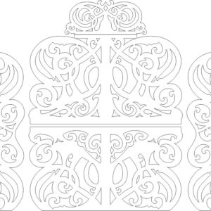 Intra απο ξύλο plywood 3mm-4mm πάχος - Διακόσμηση οθόνης γάμου Δίασταση 30x30 cm Intraeaxys-0756ek1z