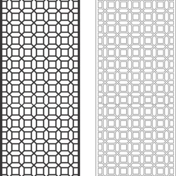 Intra απο ξύλο plywood 3mm-4mm πάχος - Γεωμετρική Διακοσμητική Γρίλια Δίασταση 30x30 cm Intraeaxys-zo92g41k - Image 1