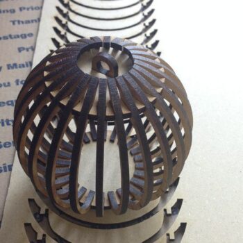 Intra απο ξύλο plywood 3mm-4mm πάχος - Αρχείο PDF Boule Ornament Remix 3mm Δίασταση 10x10 cm Intraeaxys-67wll981 - Image 1