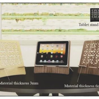 Intra απο ξύλο plywood 3mm-4mm πάχος - Βάση tablet Δίασταση 30x30 cm Intraeaxys-r7vl9kod - Image 1