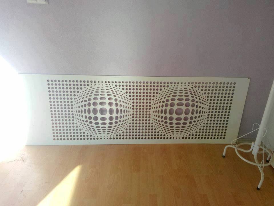 Intra απο ξύλο plywood 3mm-4mm πάχος - 2d Gorunmlu 3 D Kapi Seperatr Δίασταση 30x30 cm Intraeaxys-075r631z