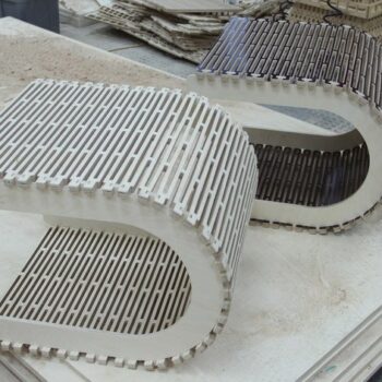 Intra απο ξύλο plywood 3mm-4mm πάχος - Σκαμνί Γιν και Γιανγκ Δίασταση 30x30 cm Intraeaxys-ro6yqr27 - Image 1