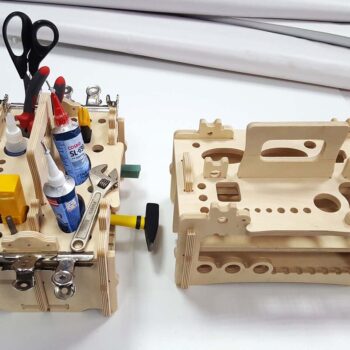 Intra απο ξύλο plywood 3mm-4mm πάχος - Amazing Tool Organizer Lasercut Δίασταση 30x30 cm Intraeaxys-0752m07z - Image 1