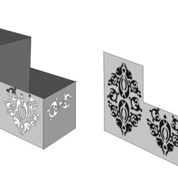 Intra απο ξύλο plywood 3mm-4mm πάχος - Μολυβοθήκη DIY Lasercut Δίασταση 30x30 cm Intraeaxys-67wkel72 - Image 1