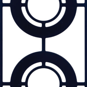 Intra απο ξύλο plywood 3mm-4mm πάχος - Μοτίβο γρίλιας χωρίς πλαίσιο 300-v140 Δίασταση 30x30 cm Intraeaxys-eo0640og