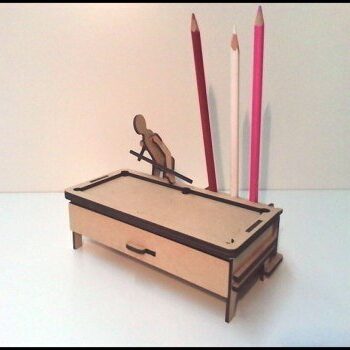 Intra απο ξύλο plywood 3mm-4mm πάχος - Στυλόθήκη Villar Δίασταση 30x30 cm Intraeaxys-eo2x0678 - Image 1