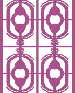 Intra απο ξύλο plywood 3mm-4mm πάχος - Διάνυσμα πάνελ χωρίς ραφή 237 Δίασταση 30x30 cm Intraeaxys-voqj6d12