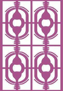 Intra απο ξύλο plywood 3mm-4mm πάχος - Διάνυσμα πάνελ χωρίς ραφή 237 Δίασταση 30x30 cm Intraeaxys-voqj6d12 - Image 1