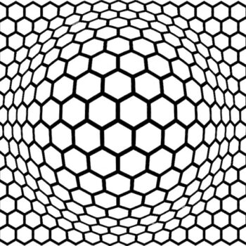 Intra απο ξύλο plywood 3mm-4mm πάχος - τρισδιάστατο Petek göbekli Δίασταση 30x30 cm Intraeaxys-51rpj0o6 - Image 1