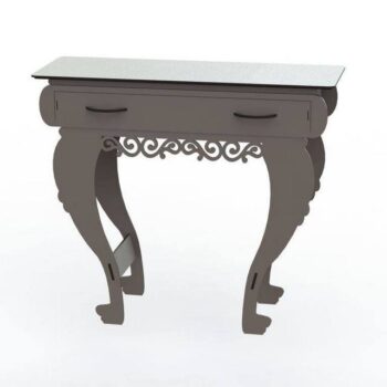 Intra απο ξύλο plywood 3mm-4mm πάχος - Ξύλινο Τραπέζι με Συρτάρια Δίασταση 30x30 cm Intraeaxys-ro6yq527 - Image 1