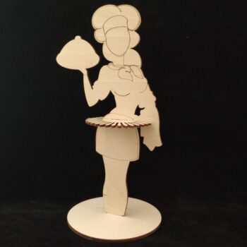 Intra απο ξύλο plywood 3mm-4mm πάχος - Θήκη χαρτοπετσέτας σερβιτόρας Δίασταση 30x30 cm Intraeaxys-51rreq31 - Image 3