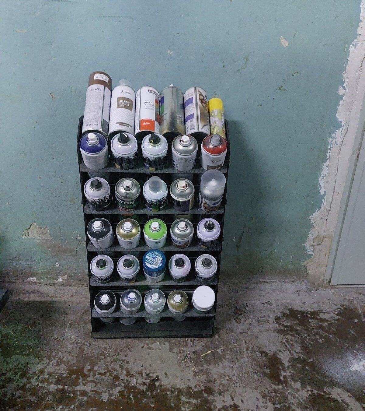 Intra απο ξύλο plywood 3mm-4mm πάχος - Σχάρα βαφής με σπρέι Δίασταση 30x30 cm Intraeaxys-zo9y6047