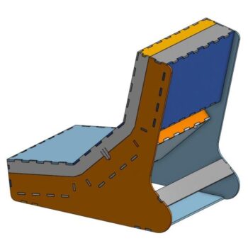 Intra απο ξύλο plywood 3mm-4mm πάχος - Korg Volca Stand Δίασταση 30x30 cm Intraeaxys-eox8l6q1 - Image 4