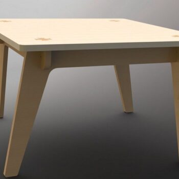 Intra απο ξύλο plywood 3mm-4mm πάχος - ting Απλός πίνακας Δίασταση 30x30 cm Intraeaxys-e1gk32xo - Image 1