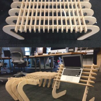 Intra απο ξύλο plywood 3mm-4mm πάχος - Μοντέρνο επιτραπέζιο CNC Router ting Δίασταση 30x30 cm Intraeaxys-p7ym9527 - Image 1