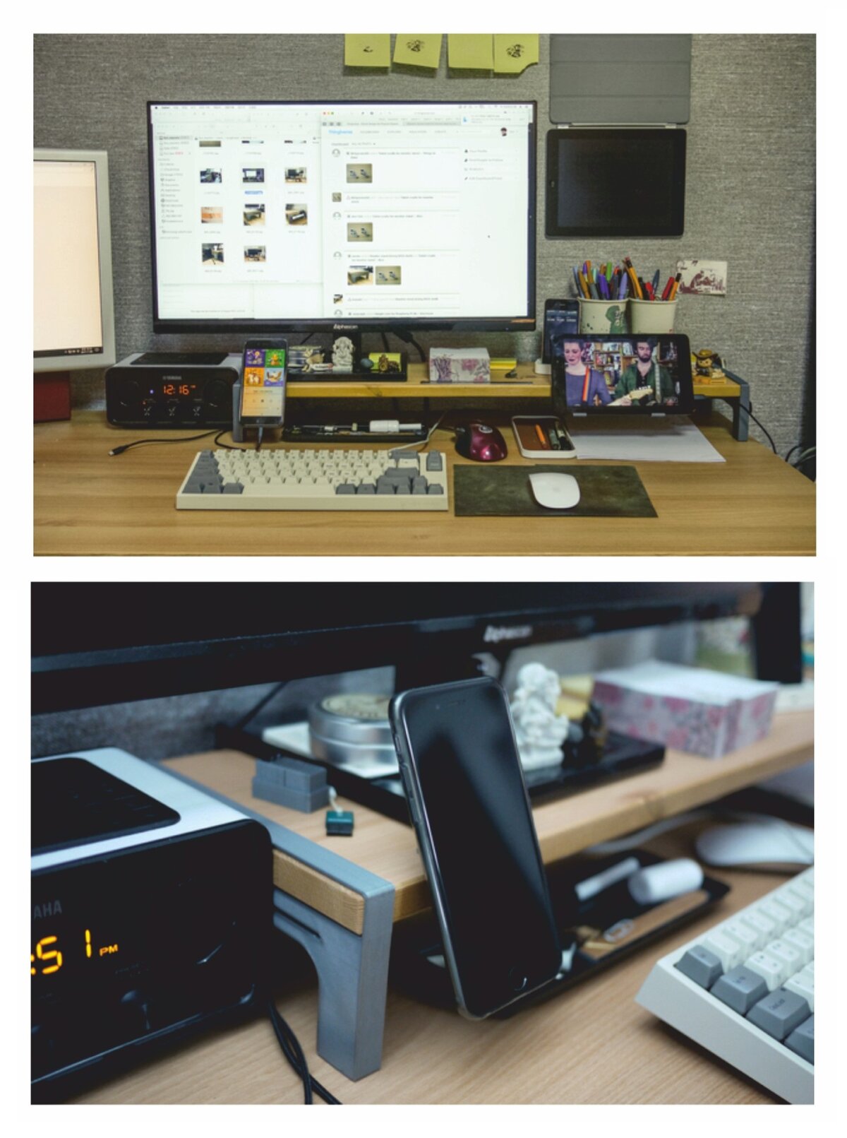 Intra απο ξύλο plywood 3mm-4mm πάχος - ting Βάση οθόνης Δίασταση 30x30 cm Intraeaxys-91jdpn81